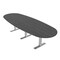 Skutchi Designs 45 in W, 144 in L, 29 in H, Engineered Wood Top, Grey HAR-BOVL-46X143-T-ASIANNIGHT - alternate 1